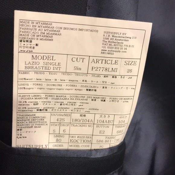 Vitals Barberis Canonico 1663 Perennial Suit - Picture 2 of 8